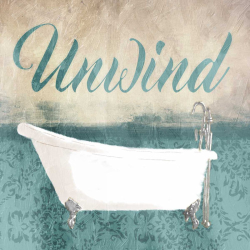 Unwind Bath Teal Poster Print by Jace Grey - Item # VARPDXJGSQ757B