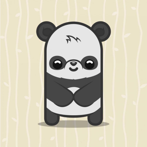 Cute Panda Poster Print by Jace Grey - Item # VARPDXJGSQ850A