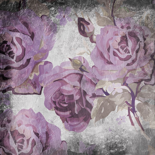 Purple Grey Flowers Poster Print by Jace Grey - Item # VARPDXJGSQ978A
