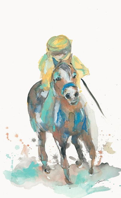 A Jockey and His Horse Poster Print by Jessica Mingo - Item # VARPDXJM173