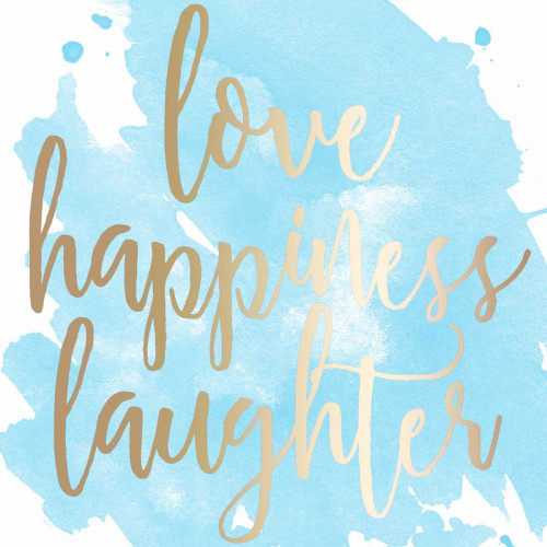 Love Happiness Laughter Poster Print by Jelena Matic - Item # VARPDXJMSQ006A