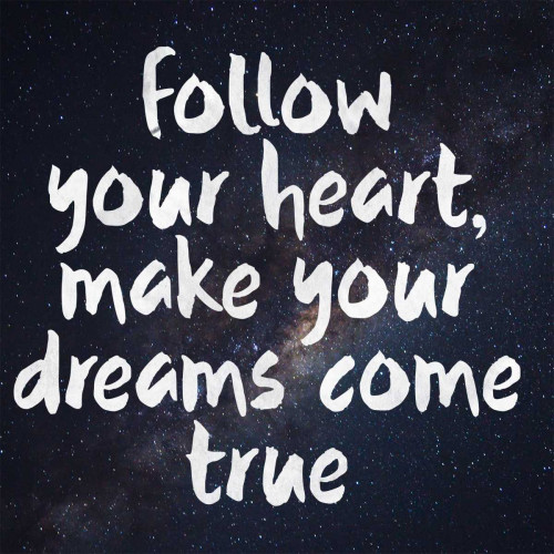 Follow Your Heart Poster Print by Matic,Jelena Matic - Item # VARPDXJMSQ055B