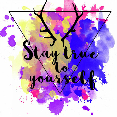 Stay True To Yourself Poster Print by Matic,Jelena Matic - Item # VARPDXJMSQ080A