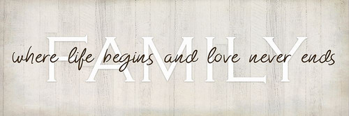 Family, Love Never Ends Poster Print by Allen Kimberly - Item # VARPDXKAPL171A