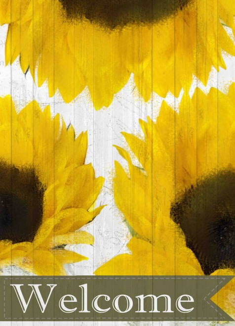 Sunflowers Welcome Poster Print by Kimberly Allen