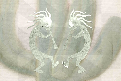 Kokopelli Cactus Poster Print by Allen Kimberly - Item # VARPDXKARC1165A