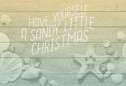 Sandy Christmas Poster Print by Allen Kimberly - Item # VARPDXKARC1485A