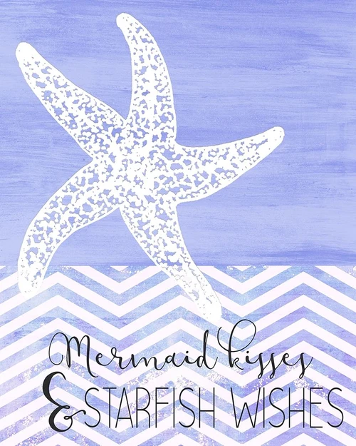 Mermaid Kisses Poster Print by Allen Kimberly