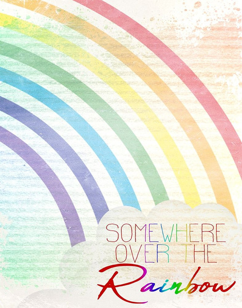Somewhere Over the Rainbow 1 Poster Print by Allen Kimberly