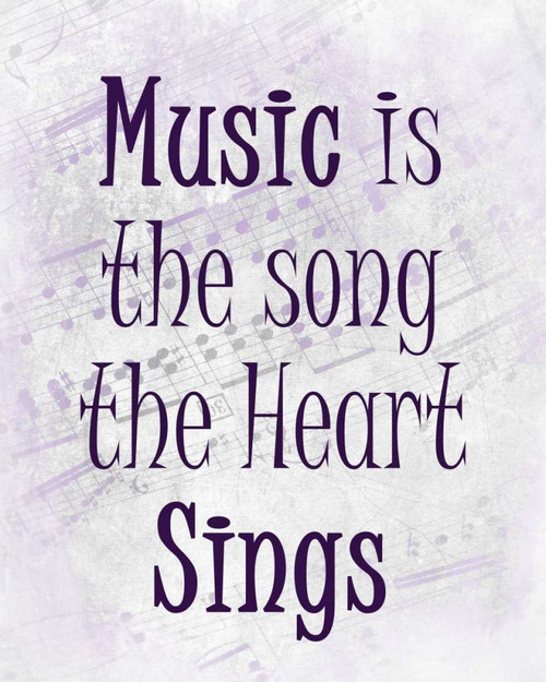 Music is the Song A Poster Print by Kimberly Allen - Item # VARPDXKARC206B