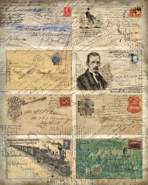 Vintage Envelopes Poster Print by Kimberly Allen - Item # VARPDXKARC213A