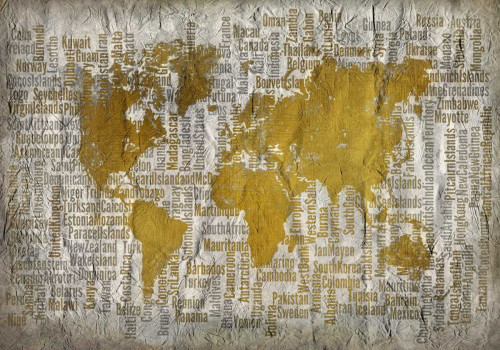 Map of the World Poster Print by Kimberly Allen - Item # VARPDXKARC219A