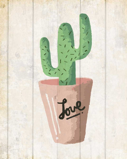 Love Cactus 1 Poster Print by Kimberly Allen - Item # VARPDXKARC269A