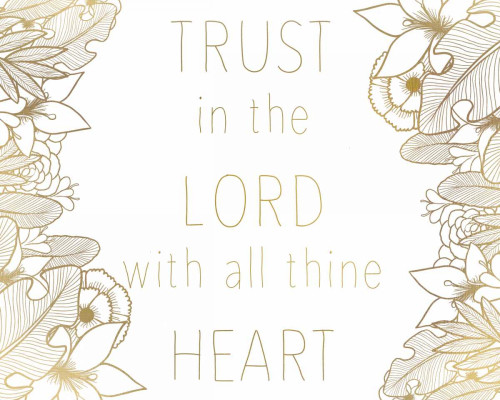 Trust In The Lord Poster Print by Kimberly Allen - Item # VARPDXKARC362B