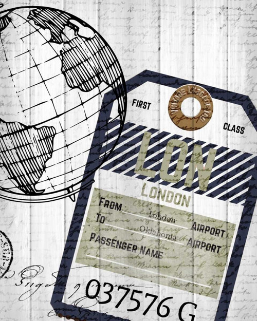 Lets Travel 2 Poster Print by Kimberly Allen - Item # VARPDXKARC387B