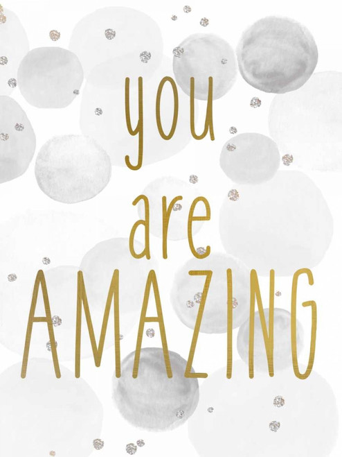 You Are Amazing BW Poster Print by Kimberly Allen - Item # VARPDXKARC396A1