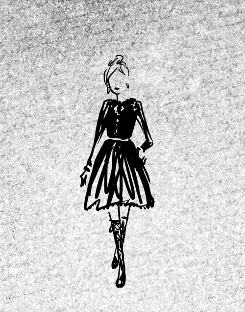 Glitter Fashion 3 Poster Print by Kimberly Allen - Item # VARPDXKARC416C