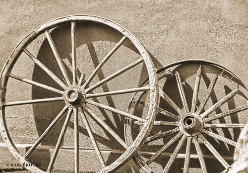 Like a Wagon Wheel Poster Print by Kari Brooks - Item # VARPDXKARI123