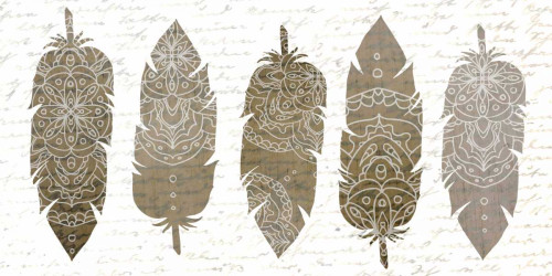 Feathered Panel B Poster Print by Kimberly Allen - Item # VARPDXKARN010B