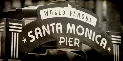 Santa Monica Pier Poster Print by Allen Kimberly - Item # VARPDXKARN044