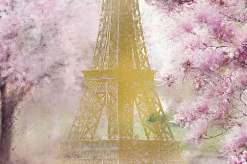 Pink Paris Poster Print by Allen Kimberly - Item # VARPDXKARN171A