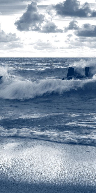 Against the Waves 6 Poster Print by Allen Kimberly - Item # VARPDXKARN188B