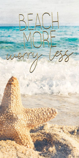 Starfish Beach 1 v2 Poster Print by Allen Kimberly