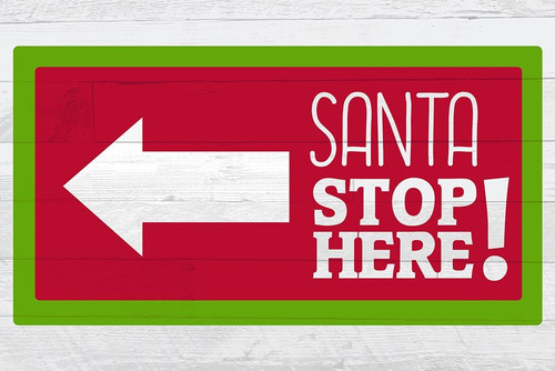 Santa Stop Here Poster Print by Allen Kimberly - Item # VARPDXKARN206A