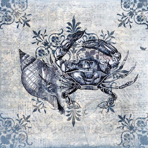 Marine Life Indigo 2 Poster Print by Kimberly Allen - Item # VARPDXKASQ012B1