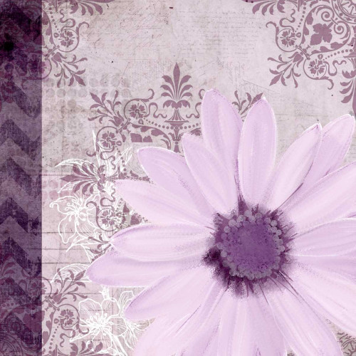 Purple Bloom 1 Poster Print by Kimberly Allen