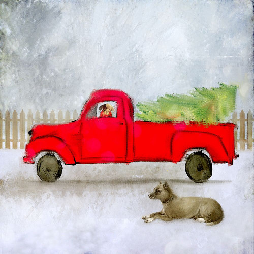 Pup In The Window Poster Print by Allen Kimberly - Item # VARPDXKASQ1023A