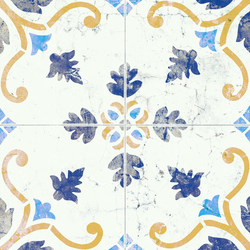 Old Tile 1 Poster Print by Allen Kimberly