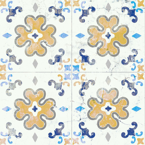 Old Tile 2 Poster Print by Allen Kimberly