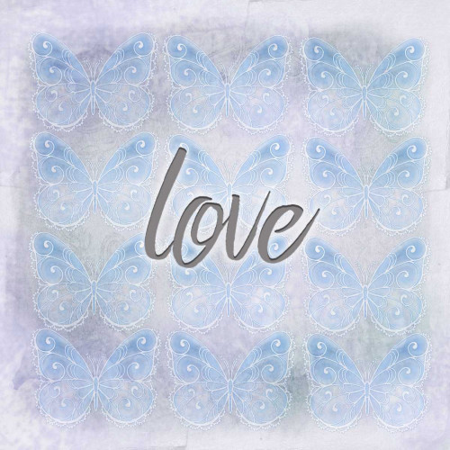 Love Butterfly Poster Print by Kimberly Allen - Item # VARPDXKASQ134A