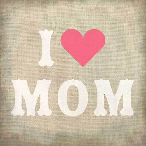 I Love Mom Poster Print by Kimberly Allen - Item # VARPDXKASQ207A