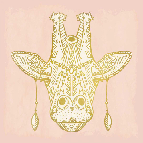 Native Giraffe Poster Print by Kimberly Allen - Item # VARPDXKASQ232A