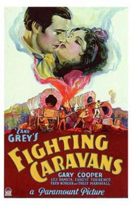 Fighting Caravans Movie Poster (11 x 17) - Item # MOV200161