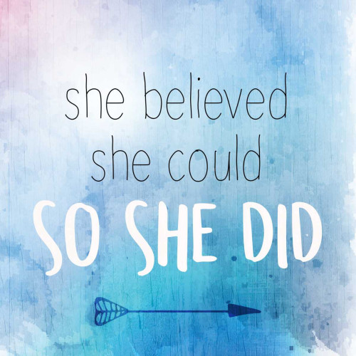 She Believed Poster Print by Kimberly Allen - Item # VARPDXKASQ443B