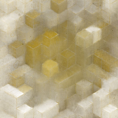 Golden Cube Poster Print by Allen Kimberly - Item # VARPDXKASQ564A