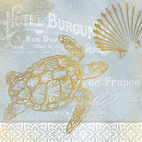 Azure Coastal Calm 3 Poster Print by Allen Kimberly - Item # VARPDXKASQ590C