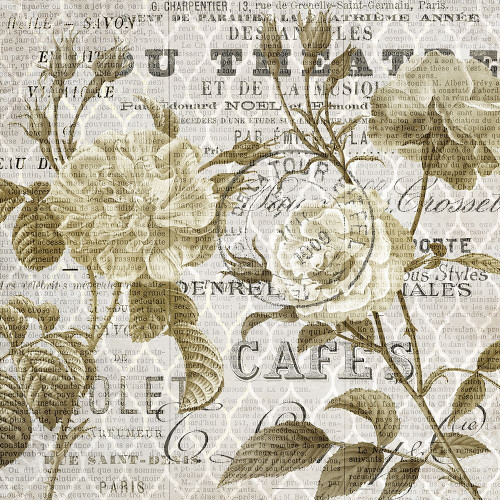 Paris Script Series 6 Poster Print by Allen Kimberly - Item # VARPDXKASQ596D