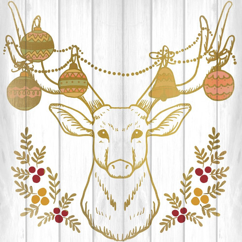 Christmas Antlers Poster Print by Allen Kimberly - Item # VARPDXKASQ745A