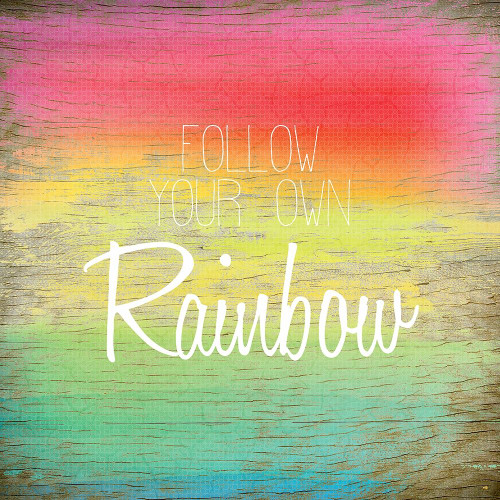 Follow Your Own Rainbow Poster Print by Allen Kimberly - Item # VARPDXKASQ824A