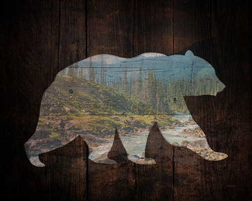 Lodge Wanderer Bear Poster Print by Gigi Louise - Item # VARPDXKBRC025B
