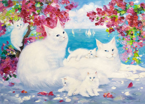 Flowers. Summer. Sea Poster Print by Galina Kotinova - Item # VARPDXKG19