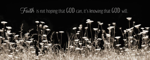 Faith Is_�_ Poster Print by Lori Deiter # LD1071