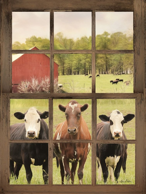 Three Moo View Poster Print by Lori Deiter - Item # VARPDXLD1603