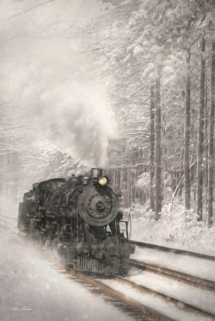 Snowy Locomotive Poster Print by Lori Deiter - Item # VARPDXLD875