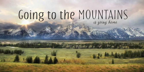 Going to the Mountains is Going Home Poster Print by Lori Deiter - Item # VARPDXLD917