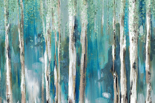 Cerulean Forest I Poster Print by Lera Mravyan